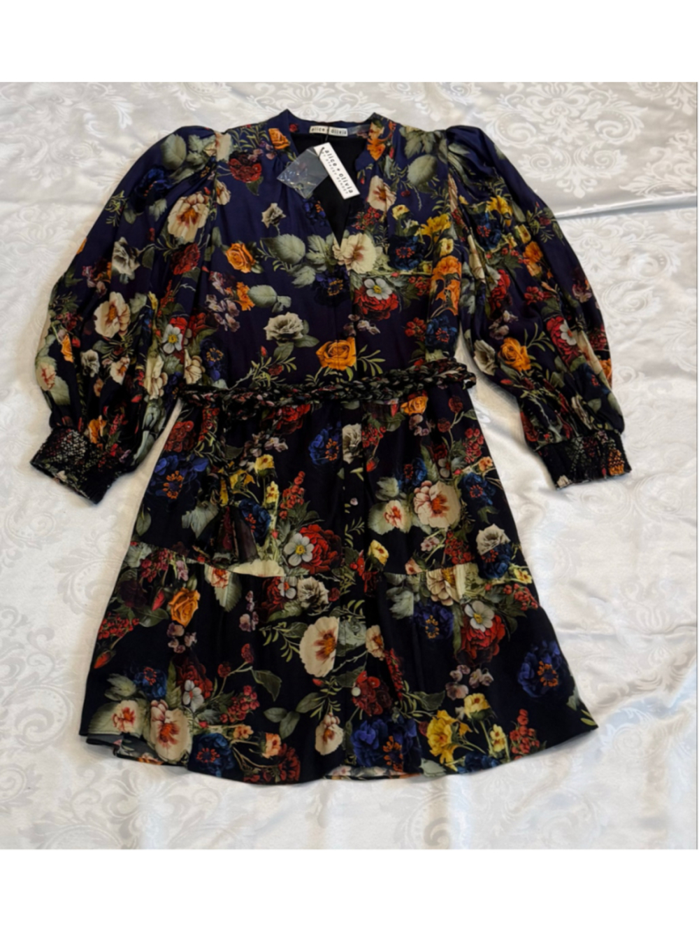 Alice + Olivia Antonette Magic Garden Gradient Mini Dress - Picture 3 of 7